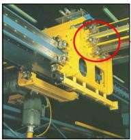 Cam followers in a gantry system